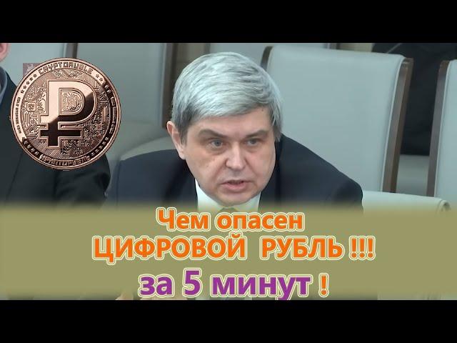 ЦИФРОВОЙ РУБЛЬ за 5 МИНУТ!!! ФИН АНАЛИТИК Александр Лежава. Цифровой рубль - рабство через биометрию