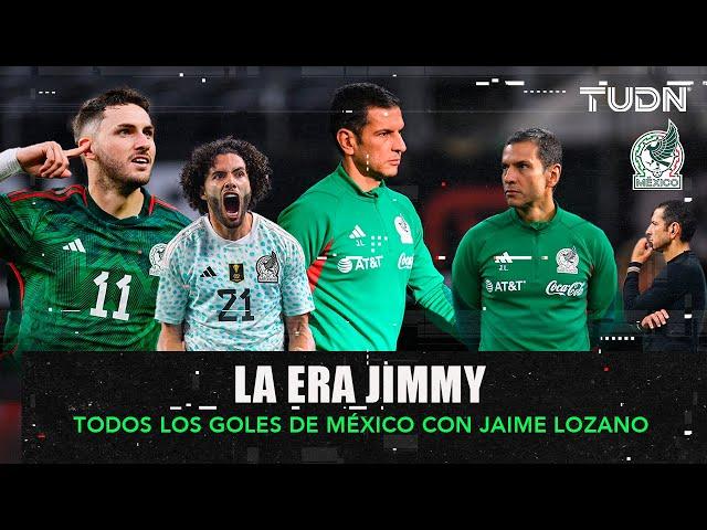  ¡TODOS LOS GOLES en la ERA 'Jimmy' Lozano!  Selección Mexicana | TUDN