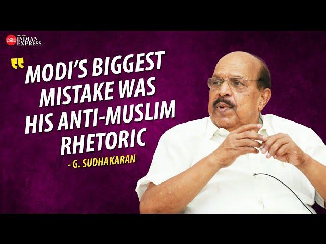 'Modi should not have been so arrogant' - G. Sudhakaran | Interview | CPM | BJP | TNIE Kerala