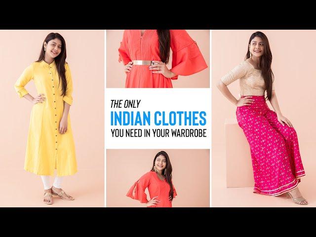 The Only Indian Clothes You Need | Indian Wear Essentials