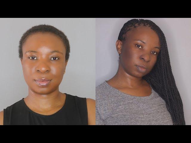 How To | Braids on Super Short Hair | TWA | South African YouTuber