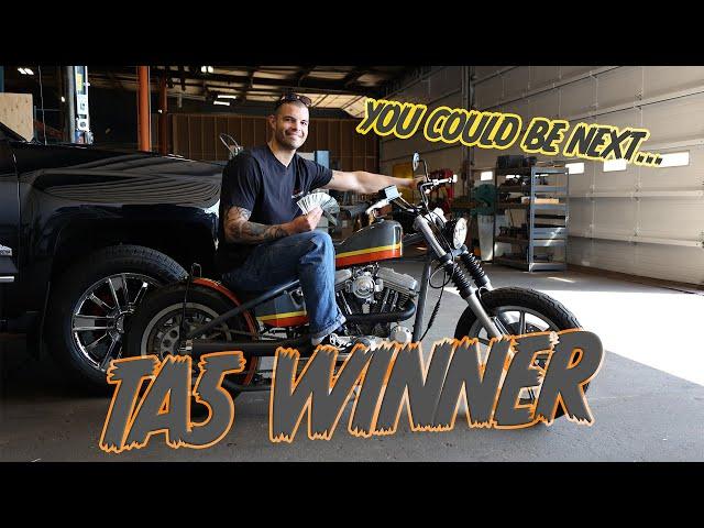 Hardtail chopper winner + 5,000 cash + a truck