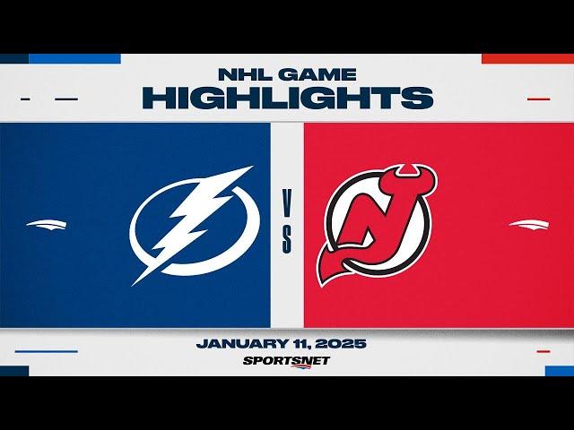 NHL Highlights | Lightning vs. Devils - January 11, 2025