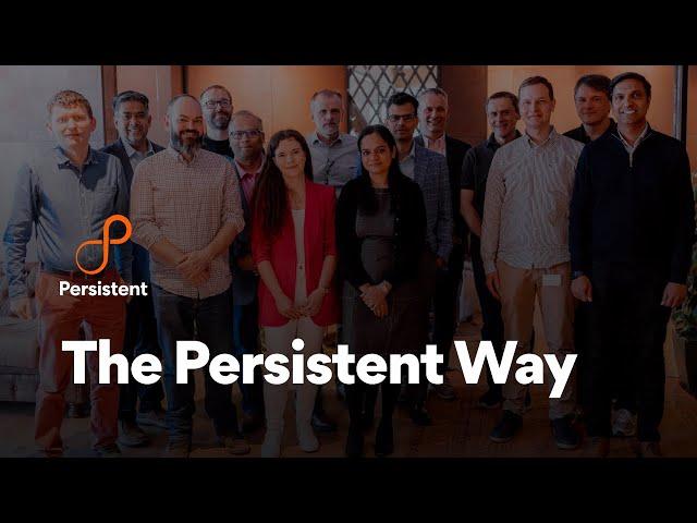 Life at Persistent - The Persistent Way