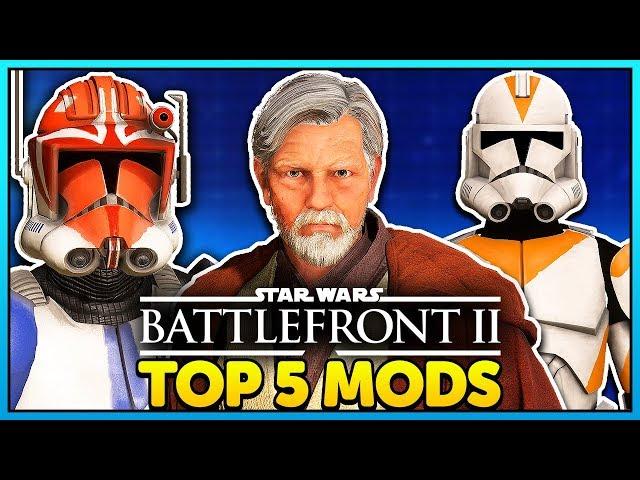 Battlefront 2 Top 5 Mods of the Week! Clone Wars, Empire Overhaul (Episode #118)