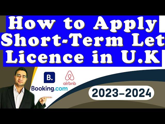 How to Apply Short-Term Let Licence In UK|Airbnb|Booking.com|Vrbo