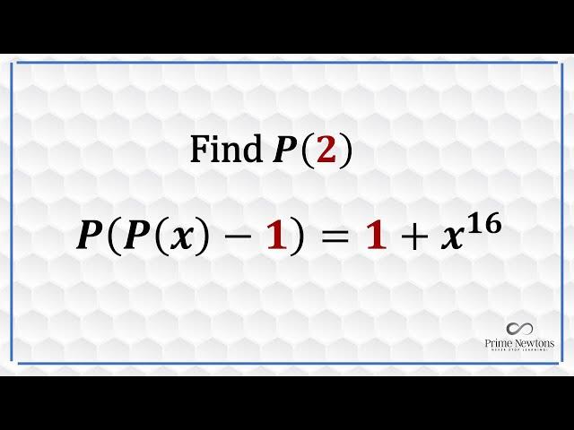 Find P(x)