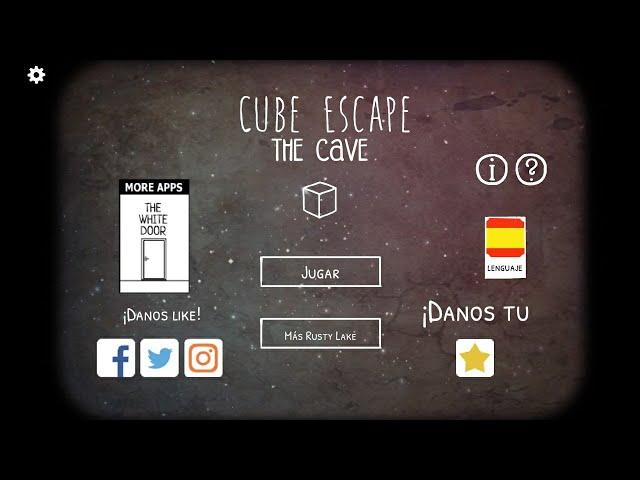 Cube Escape The Cave. Solución completa del juego. Full walkthrough.