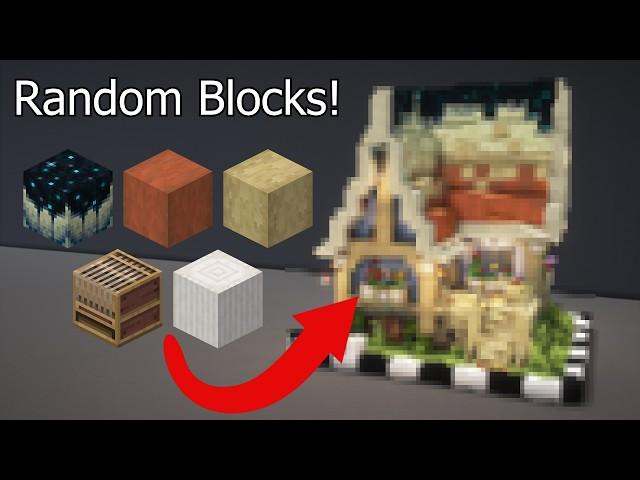 Minecraft | Random Blocks House Building Challenge! | Episode 4