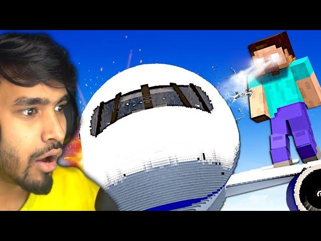 DESTROYING LUXURY MINECRAFT CASTLE - TECHNO GAMERZ