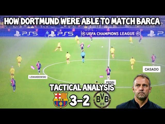 Borussia Dortmund 2 - 3 FC Barcelona || Tactical Analysis ||