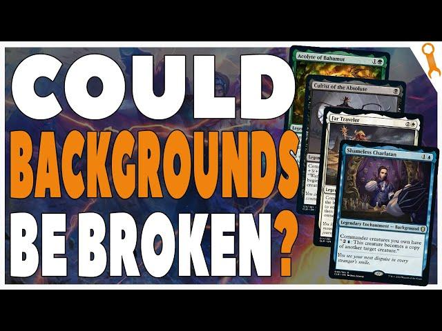 How can we EXPLOIT BACKGROUNDS in Commander?  Commander Mechanic