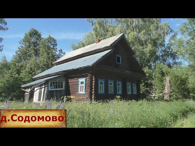 Дом в деревне за 100 тысяч рублей! Огромный, крепкий дом почти даром. Старинная деревня в лесах.