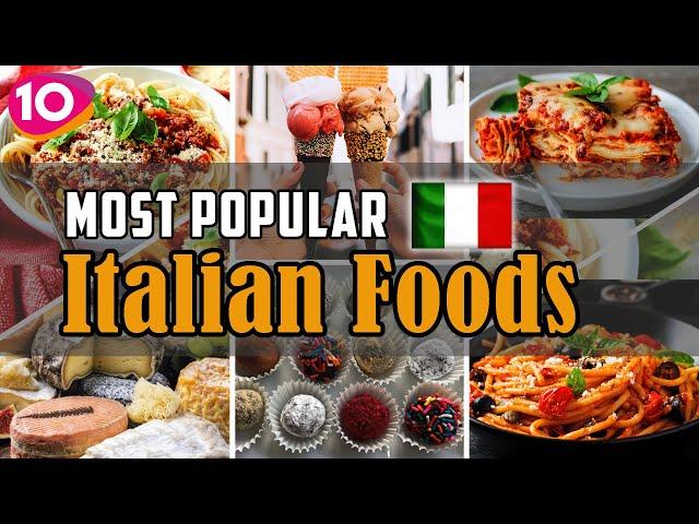 Incredible Top 10 Most Popular Italy Foods || Italy Street Foods || Traditional Italian Cuisine