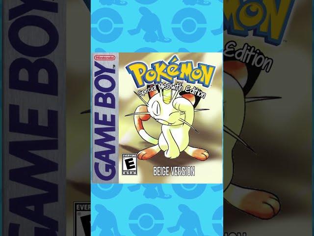 Meowth Game Cover Art! #shorts #pokemon #games