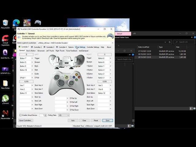 FULL GUIDE ON HOW TO SET-UP X360CE WITHOUT ERRORS FOR PC 2021