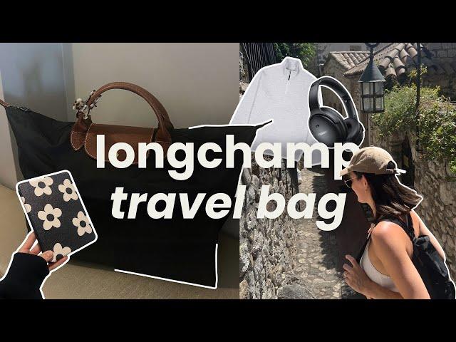 Longchamp Le Pliage Travel Bag Review  10 Must-have Flight Essentials! 