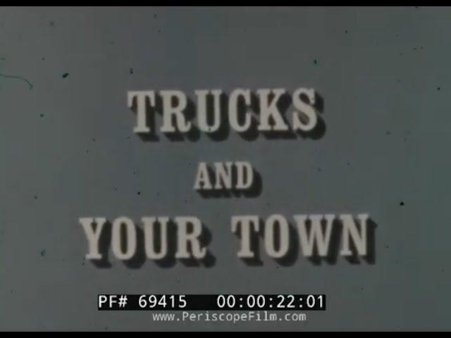 ”TRUCKS AND YOUR TOWN” 1964 RINGSBY SYSTEM TRUCK LINES PROMO FILM    TRUCKS & TRUCKING  69415