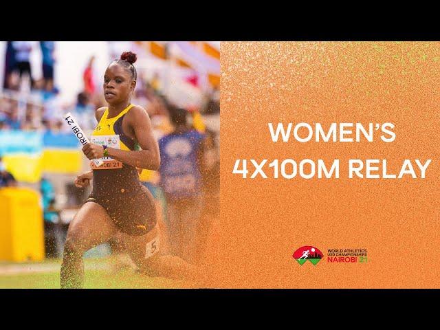 World U20 Record Women's 4x100m Relay Final | World Athletics U20 Championships