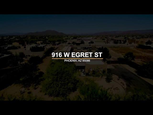 916 W EGRET ST, Phoenix, AZ 85086 - Horse Property In Arizona