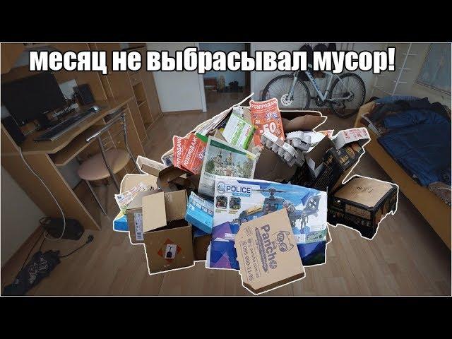 Что будет если месяц не выбрасывать мусор?