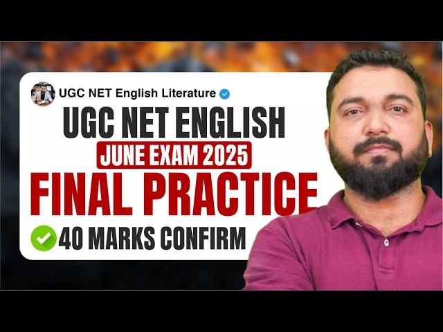  UGC NET English Final Mega Quiz 2025 | 100% Syllabus Covered | Vineet Pandey’s Ultimate Revision