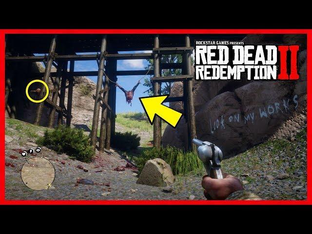 Red Dead Redemption 2 Easter Egg - Serial Killer FOUND! "Look On My Works" Murder Mystery Clues!