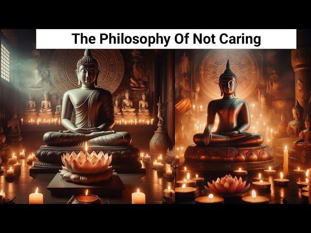 The Philosophy Of Not Caring