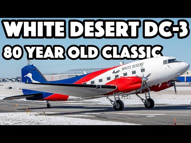 80 YEAR OLD CLASSIC! White Desert Antarctica Douglas DC-3 (Basler BT-67) in Montreal (YUL/CYUL)