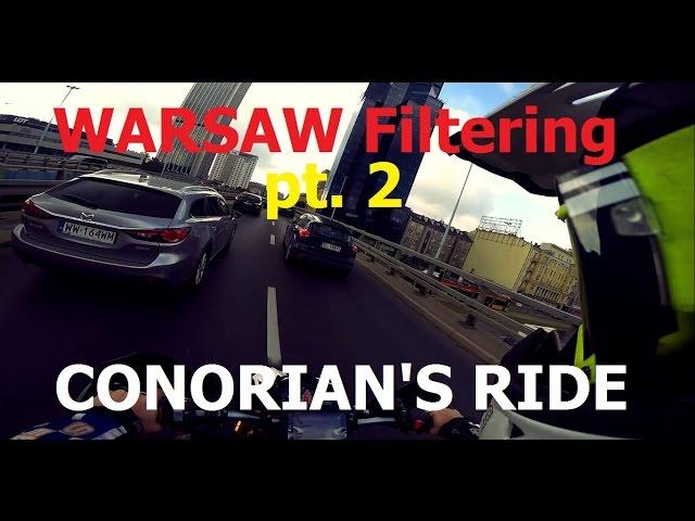 KTM 690 SMC-R Warsaw trafic filtering pt. 2 | Conorian's Ride