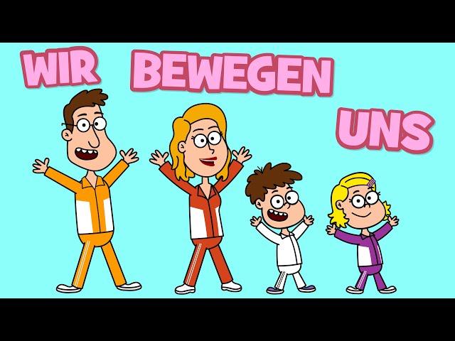   Kinderlied Familien Sport | Wir bewegen uns - Mitmachen & Bewegen - Hurra Kinderlieder