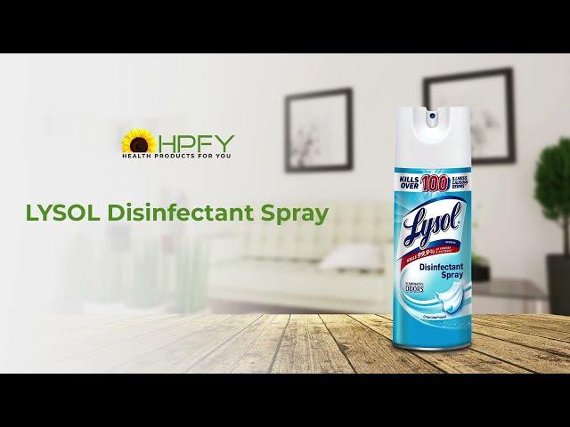 Where to use Lysol Disinfectant Spray | Informational video | HPFY