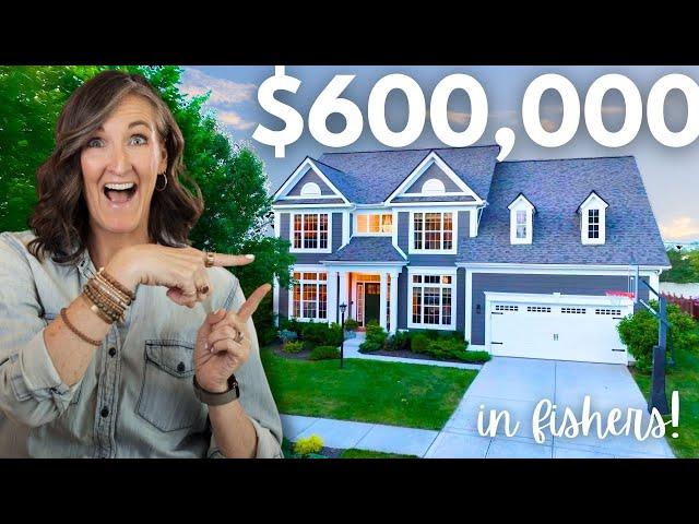 Luxury Fishers Home Tour: Gorgeous Kitchen, Basement Theater  & More!