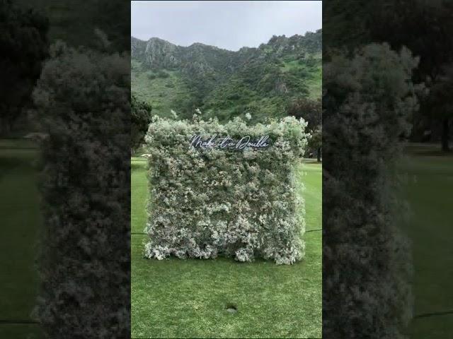 Свадьба с гипсофилой.
