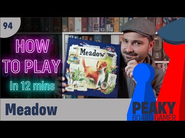 How to play Meadow board game - Full teach - Peaky Boardgamer