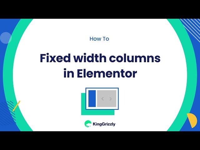 How to: Fixed width columns in Elementor