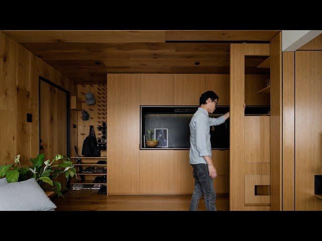 Jack Chen Transforms His Own 1970s 35m2 Small Apartment