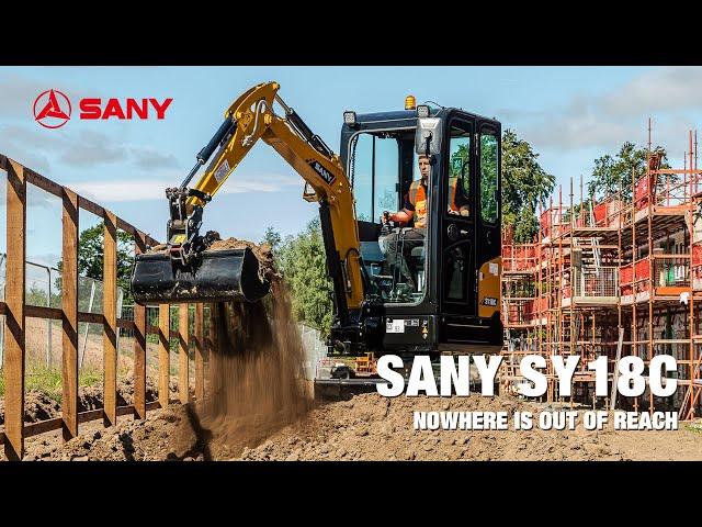 SANY SY18C Mini Excavator - Features & Benefits