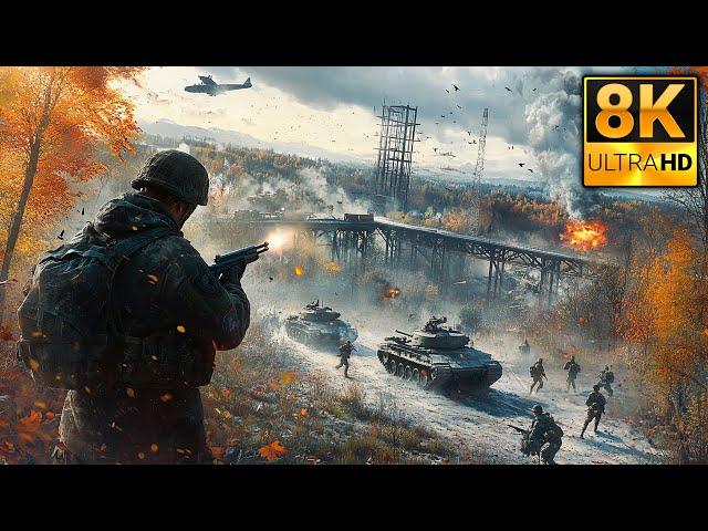 The Rhine | Ending WWII | Call of Duty WWII | IMMERSIVE Realistic ULTRA Graphics Gameplay | 8K