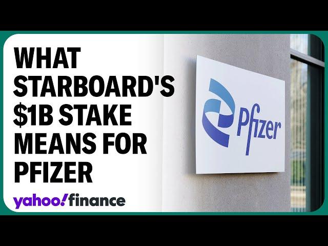 Starboard Value takes up $1 billion stake in Pfizer: WSJ