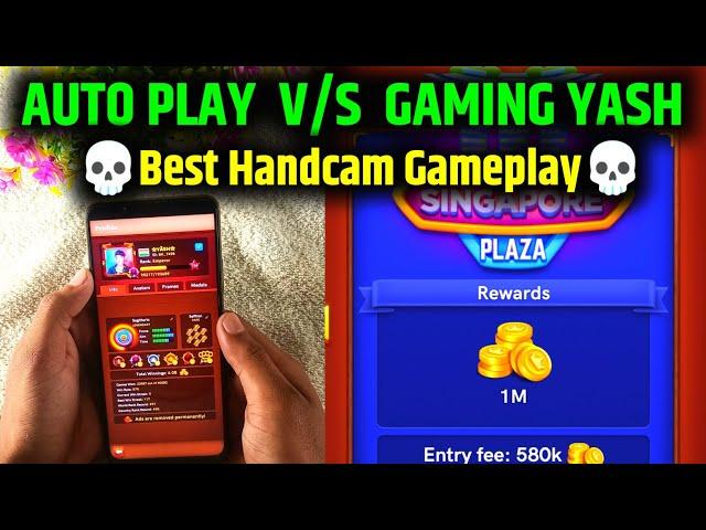  Gaming Yash V/s Auto player Best Handcam Gameplay  Carrom pool Gaming Yash 