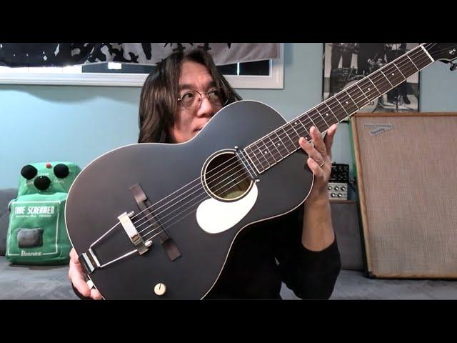 Unboxing & Demoing Rubber Bridge Guitar - Orangewood Juniper