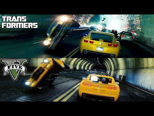 GTA 5 - Transformers New Camaro Scene Comparison