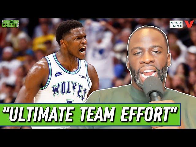 Timberwolves STUN Nuggets, Anthony Edwards' clutch plays, "ultimate team effort" | Draymond Green