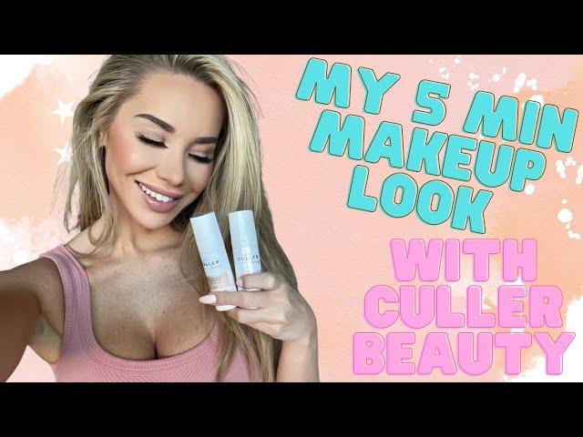 Get Ready With Me! 5 Minute Makeup Look w/ Culler Beauty | Claudia Fijal