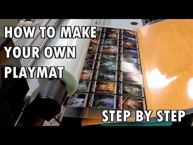 How to Make YOUR OWN Playmat | Magic the Gathering | How It's Made