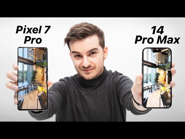Pixel 7 Pro vs iPhone 14 Pro Max  - Camera Review!