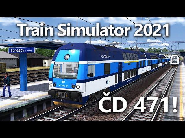 Train Simulator 2021 | ČD 471 CityElefant - oživení a jízda!