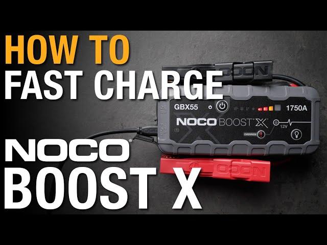 How to Fast Charge NOCO Boost X