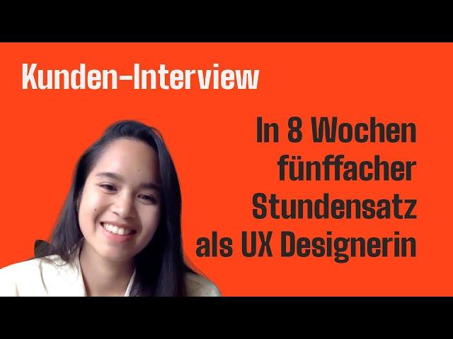 Wie Proy innerhalb von 8 Wochen ihren Stundensatz als Freelance UX-Designerin verfünffacht hat